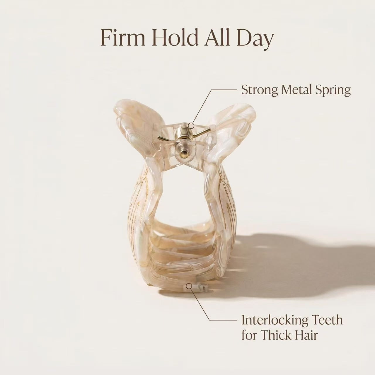 Monstera Leaf Gilded Hair Claw Clip - Aesthetic Tropical Palm Leaf Hair Jaw Clip for Women